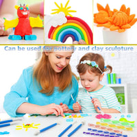 Mandala Dotting Tools, ZALALOVA 42 pcs Dotting Tools Kits Incluyen Mandala Stencils acrílico Varillas Cepillos Bandeja de Pintura Arte y Artesanía Suministros para Rocas Uñas y Pintura - Arteztik
