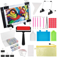 B4 Kit de almohadilla de luz LED de pintura de diamante, mesa de luz LED de rastreo de Artcraft, tablero de brillo de luz regulable de bricolaje, almohadillas de pintura B4 reutilizables ideales para taladro completo y taladro parcial pintura de diamante - Arteztik
