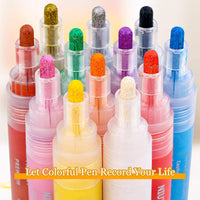 Paint Markers Crafts Supplies, Acrylic Paint Pens for Rock Painting Kit, School Halloween Pumpkin Paint Marker Pens for Kids Adults DIY Card Making, Ceramic, Glass, Wood, Canvas, Mug Painting - Arteztik
