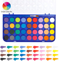 Juego de 36 sartenes de acuarela, juego de pintura de acuarela con 4 pinceles, fácil de mezclar colores, perfecto para niños y adultos - Arteztik
