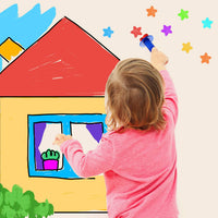 Juego de 18 sellos de esponja para pintura de espuma, para manualidades, manualidades - Arteztik
