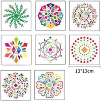 LSLZH - Juego de 35 herramientas de punteado de mandala para pintura, pinceles, bandeja de pintura para arte y pintura, herramientas de pintura, lápiz táctil, lienzo, manualidades, dibujo, suministros de rocking, coloración - Arteztik
