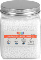 Cuentas termoplásticas moldeables, pellets blancos para manualidades (10.5 oz) - Arteztik
