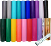 VViViD - Rollo de vinilo autoadhesivo para manualidades (100.1 x 4.9 ft, incluye papel de transferencia de 100.1 x 4.9 ft, 47 rollos) - Arteztik
