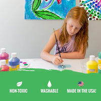 Handy Art Little Masters Pintura Tempera lavable 1/2 Galón, Verde - Arteztik
