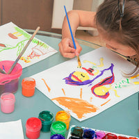 Juego de pinceles de pintura plana UPINS con pelo de nailon, cepillo pequeño a granel para pintura de detalles en miniatura, mango de plástico corto, pintura acrílica de acuarela para niños, estudiantes, principiantes, adultos (60) - Arteztik
