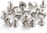 150 juegos de 0.315 x 0.197 x 0.315 in de color mezclado botones picos y tachuelas kit de cabeza redonda tornillo trasero cuero artesanía rápido remache punk Stud y Spike para ropa zapatos cinturones bolsos collares de perro accesorios 5/16 pulgadas - Arteztik
