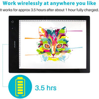Almohadilla de luz y caja de luz led de 17,7 pulgadas Tracing Artcraft Huion - Arteztik
