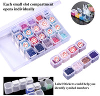 Kit de herramientas y accesorios de pintura de diamantes 5D con rodillo de pintura de diamante y caja de bordado de diamantes para adultos o niños - Arteztik
