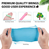 ifergoo Polymer Clay Starter Kit, 50 Colors Oven Bake Clay, DIY Modeling Clay Bockers, 5 Scuplting Tools, 40 Jewelry Accessories for Kids and Adults - Arteztik
