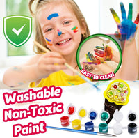 GoodyKing suministros para manualidades y artes para niños – Kit de pintura de creatividad para decorar tu propio imán de madera para niños de 3 4 5 6 años de edad, bricolaje, regalo de cumpleaños, actividad familiar, proyecto de cumpleaños, regalo de cum - Arteztik
