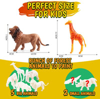 FunzBo Kit de pintura para manualidades y artes infantiles, juguetes para animales, suministros de arte y manualidades, recuerdos de fiesta para niños y niñas de 4 5 6 7 años de edad, creatividad para niños, regalo de bricolaje, pintura de Pascua para tus - Arteztik
