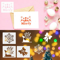 23 plantillas de gran bienvenida y Navidad para pintar en madera reutilizable, feliz Navidad reutilizable para carteles de porche, decoración de puerta delantera, puerta de cristal - Arteztik
