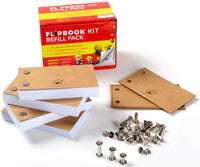 Kit de libro con caja de luz, 400 hojas de 4.5" x 2.5" y 22 tornillos en 3 tamaños, caja de luz LED A5 para dibujo y rastreo, kit de libro sin purga para bocetos y animación, papel de 120 GSM con agujeros - Arteztik
