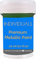 Juego de pinturas acrílicas metálicas Premium por individuall, 8 pinturas metálicas de grado profesional, suministros de arte fabricados en Alemania, juego de pintura acrílica con efecto metálico, pintura sobre lienzo y cualquier superficie - Arteztik
