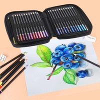Juego de lápices de 72 colores con estuche con cremallera, lápiz numerado con núcleo suave premium, perfecto para artistas adultos principiantes dibujo artes, bocetos, sombreado, libros de colorear y suministros de arte - Arteztik
