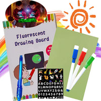 Lorvain - Tabla de dibujo 2 en 1 para niños, pizarra luminiscente que brilla en la oscuridad con luz para desarrollar juguetes educativos, regalos para niños y niñas - Arteztik
