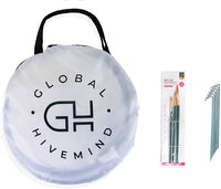 Global Hivemind - Tienda de campaña portátil con spray para pinturas, incluye 3 pinceles de detalle - Arteztik
