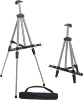 US Art Supply PISMO caballete de aluminio liviano, ideal para usar arriba de una mesa o piso, bolsa gratis - Arteztik
