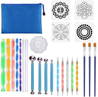 PASISIBICK 10 piezas de cartón redondo negro mandala papel kraft DIY cartones para artista pintor - Arteztik
