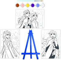 Disney Frozen - Juego de 2 pinturas para niños con 3 lienzos - Arteztik
