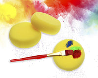 Penta Angel Esponjas redondas de 3.0 in, color amarillo, esponjas sintéticas para artistas, acuarelas, para arte y manualidades, arcilla, limpieza de cerámica, pared (esponjas redondas) - Arteztik
