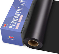 JANDJPACKAGING - Rollo de vinilo permanente de 100.1 x 5.9 ft de vinilo negro para letreros, álbumes de recortes, vinilo adhesivo para Cricut, silueta y camafeo cortadores por JANDJPACKAGING - Arteztik
