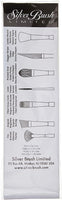 Juego básico de pinceles para acuarelas sobre seda Susan Louise Moyer, Silver Brush, 3 unidades por paquete - Arteztik
