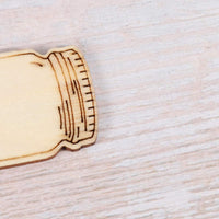 Amosfun - 30 piezas de madera para tarros de masón, adornos de manualidades para manualidades, manualidades - Arteztik

