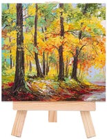 Lona para pintura, paquete de 12 unidades, lienzos para artistas de 7.9 x 9.8 in para pintura, perfecto para pintura al óleo y acrílica, panel de lienzo para pintura - Arteztik
