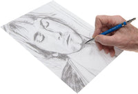 Leda Art Supply - Juego de lápices mecánicos con 12 unidades 5B con grafito de repuesto y tajador para dibujos perfectos - Arteztik

