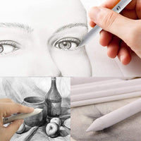 ZWIN 22 piezas de mezcla de tocones y tortilones de papel mezclador con 2 sacapuntas de papel de lija, 1 herramienta de extensión de lápiz y 1 bolsa de fieltro, muñón de mezcla de papel para estudiantes artistas dibujando - Arteztik
