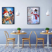 Augshy - Juego de 4 piezas de pintura 5D para manualidades con diamantes de imitación, para decoración del hogar de Navidad - Arteztik
