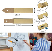 Anxen - Juego de 18 piezas de broches de mezcla para dibujo y tortillas, mezcladores de papel con 2 sacapuntas de papel de lija, herramienta de extensión de lápiz y borrador amasado para herramientas de dibujo de bocetos de estudiante - Arteztik
