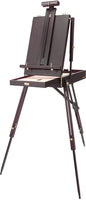SoHo - Caballete de estudio de estilo francés, ligero, con caja de bocetos y cajón de 12 pulgadas, 30 % más ligero que otros caballetes de aire plegables portátiles, trípode ajustable para pintura, bocetos, exhibición - Arteztik
