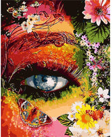 BAISITE Pintura por números para adultos, 16.0 in de ancho x 20.0 in de largo lienzo, pintura con pinceles, pintura acrílica pigmentada 8217, Algodón, HXL-8407-3., L - Arteztik
