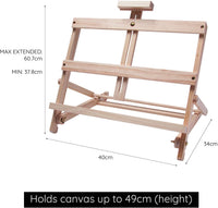 Artistik - Caballete de acrílico para mesa, mesa de escritorio, caballete ajustable para manualidades - Arteztik
