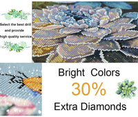 Kits de pintura de diamante 5D para adultos taladro completo 12.0 x 16.0 in con diamantes de imitación de cristal de punto de cruz bordado paisaje pintura de diamante arte arte para sala de estar hogar decoración de pared regalo - Arteztik
