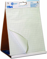 Tops 79250 - Caballete con caballete de mesa, 30 hojas autoadhesivas, color blanco, 22.0 x 23.0 in - Arteztik

