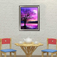 Cskunxia 5D Kit de pintura de diamante para bricolaje, perforación completa, bordado de cristal, pintura de punto de cruz, arte para decoración de pared del hogar, 11.8 x 15.7 in sin marco - Arteztik
