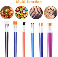 btnow Colorful Artista Pinceles Pincel 30 piezas, Kids, varios tamaños de pintura para acuarela, aceite, acrílico y Tempra – Pinturas y más - Arteztik
