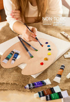 Juego de pintura para artistas, 128 piezas con caballetes de mesa y campo, pinceles de pintura artística, tubos de pintura, almohadillas de pintura, tablas de lienzo, cuchillo de pintura para aceite, acuarela, pintura acrílica y boceto artístico - Arteztik
