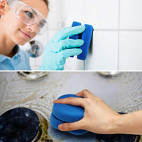 3 esponjas de pintura aplicador de esponja redonda de pintura para manualidades, esponjas sintéticas artistas esponjas de acuarela para arte artesanía, arcilla de limpieza de cerámica de pared - Arteztik
