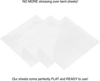 EZ Craft USA, 40 láminas de vinilo permanente blanco brillante. Mejores que los rollos de vinilo (12 x 12 pulgadas). Láminas de vinilo brillante adhesivas, se pueden cortar con cricut u otras herramientas cortantes - Arteztik

