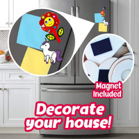 GoodyKing suministros para manualidades y artes para niños – Kit de pintura de creatividad para decorar tu propio imán de madera para niños de 3 4 5 6 años de edad, bricolaje, regalo de cumpleaños, actividad familiar, proyecto de cumpleaños, regalo de cum - Arteztik
