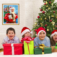 Augshy - Juego de 4 piezas de pintura 5D para manualidades con diamantes de imitación, para decoración del hogar de Navidad - Arteztik
