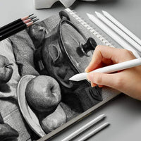 19 piezas de mezcla de tachuelas y tortillones de papel Art Blenders con papel de lija sacapuntas puntero para estudiante Artista carbón bocetos herramientas de dibujo - Arteztik
