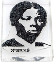 Harriet Tubman - Sello y almohadilla de tinta de acrílico transparente de 0.5 in de grosor, para 20 billetes de dólar - Arteztik
