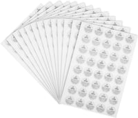 Willbond - Pegatinas de advertencia para velas, tarros de velas, etiquetas de seguridad de fusión de cera, círculos de 1.4 in (520) - Arteztik
