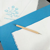 5 piezas de papel de transferencia, carbón de agua y soluble para rastreo, 11.0 in x 9.1 in, patrón de transferencia en tela, lienzo, papel para costura en casa pintura de punto de cruz - Arteztik
